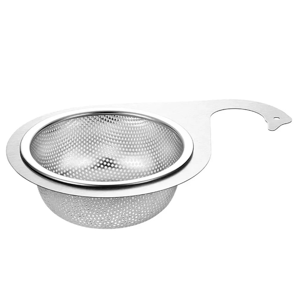 1/2 PCS Stainless Steel Sink Garbage Filter Colander Drain Basket Drain Rack for Filter Kitchen Waste & Wash Vegetables Fruits