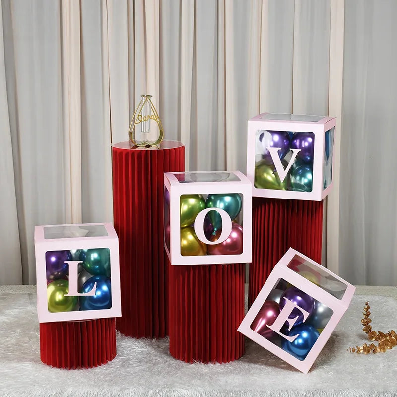 Wedding Props Ornament Cylinder Dessert Table Folding Honeycomb Origami Window Origami Display Stand Birthday Party Decoration