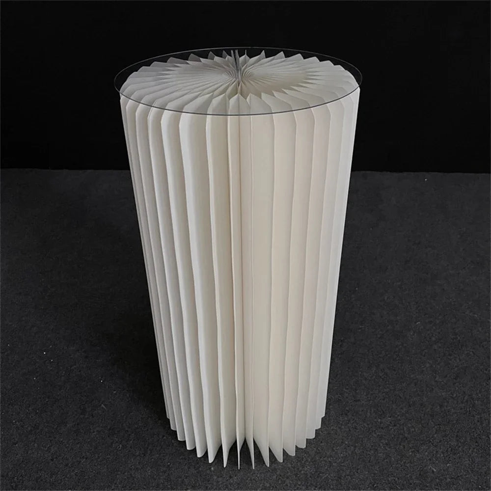 Folding Paper Roman Column Ornaments Party Wedding DIY Decoration  Dessert Cake Table Stand Columns  Decoration Display Stand