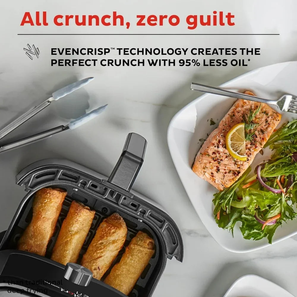 NEW-Instant Pot Vortex Plus 4QT Air Fryer, Custom Program Options, 6-in-1 Functions Crisps, Broils, Roasts, Dehydrates, Bakes, R