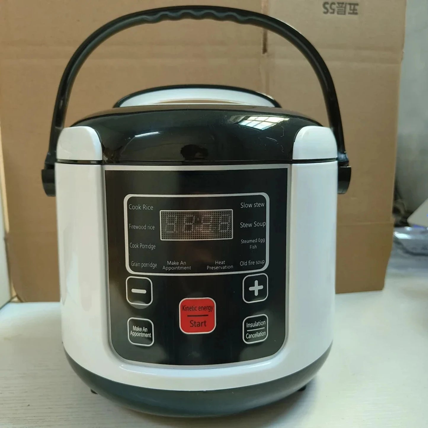 220V  Rice Cooker Intelligent Automatic Household Kitchen Cooker 2L Portable Preservation  Rice Cookers