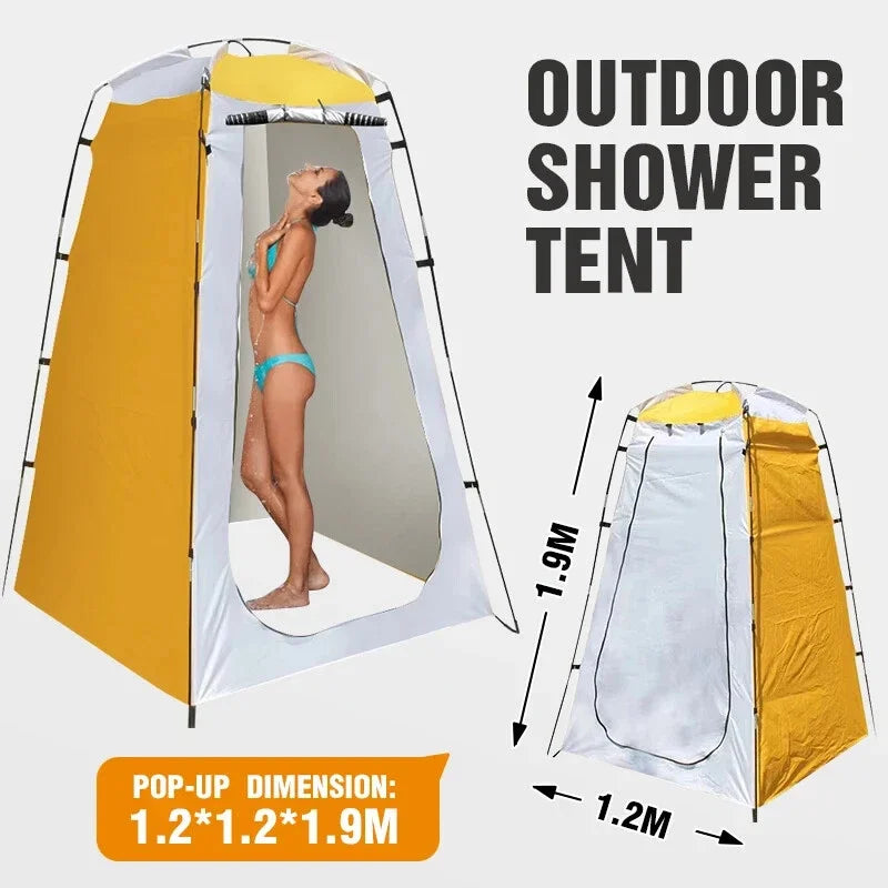 1PC Portable Outdoor Camping Tent Pop-up Simple Bath Cover Shower Toilet Tents Hiking Beach Gear Waterproof Privacy Shelters