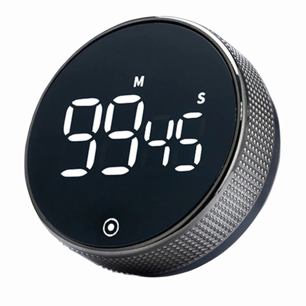 Magnetic LED Digital Electronic Kitchen Timer 3-level Volume Adjustment Cooking Remind Alarm Clock for Home Classroom Gym Office