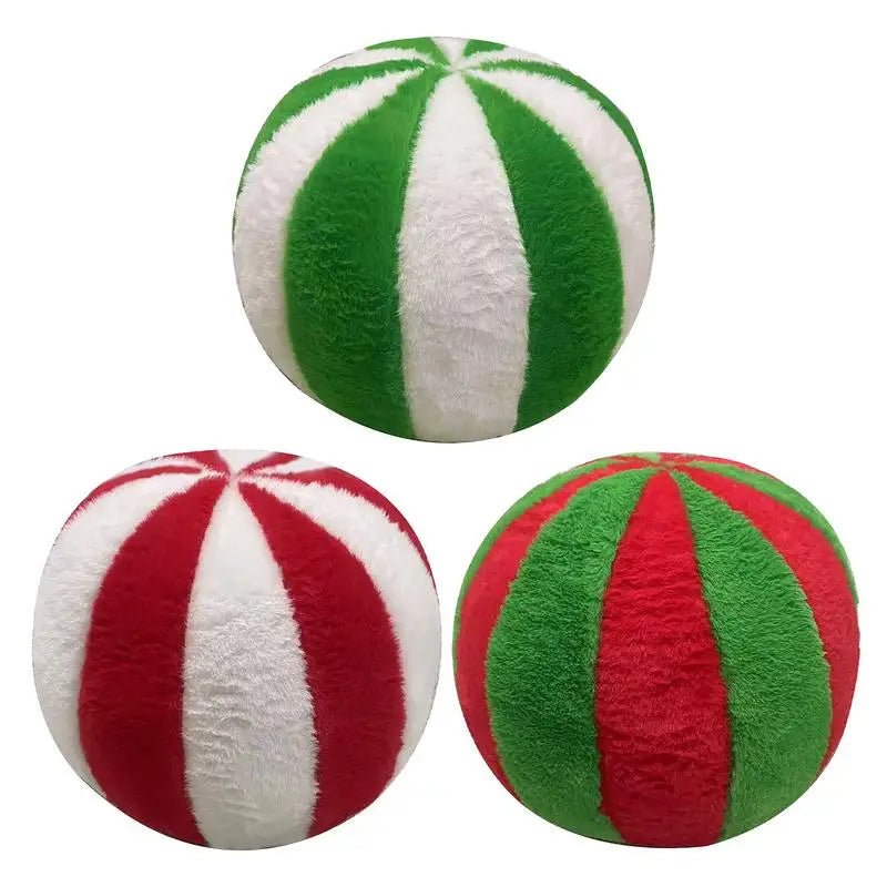 Christmas Fun Candy Pillow Striped Lollipop Pillow With Core Home Living Room Sofa Ball Pillow Cushion Holiday Atmosphere Decor