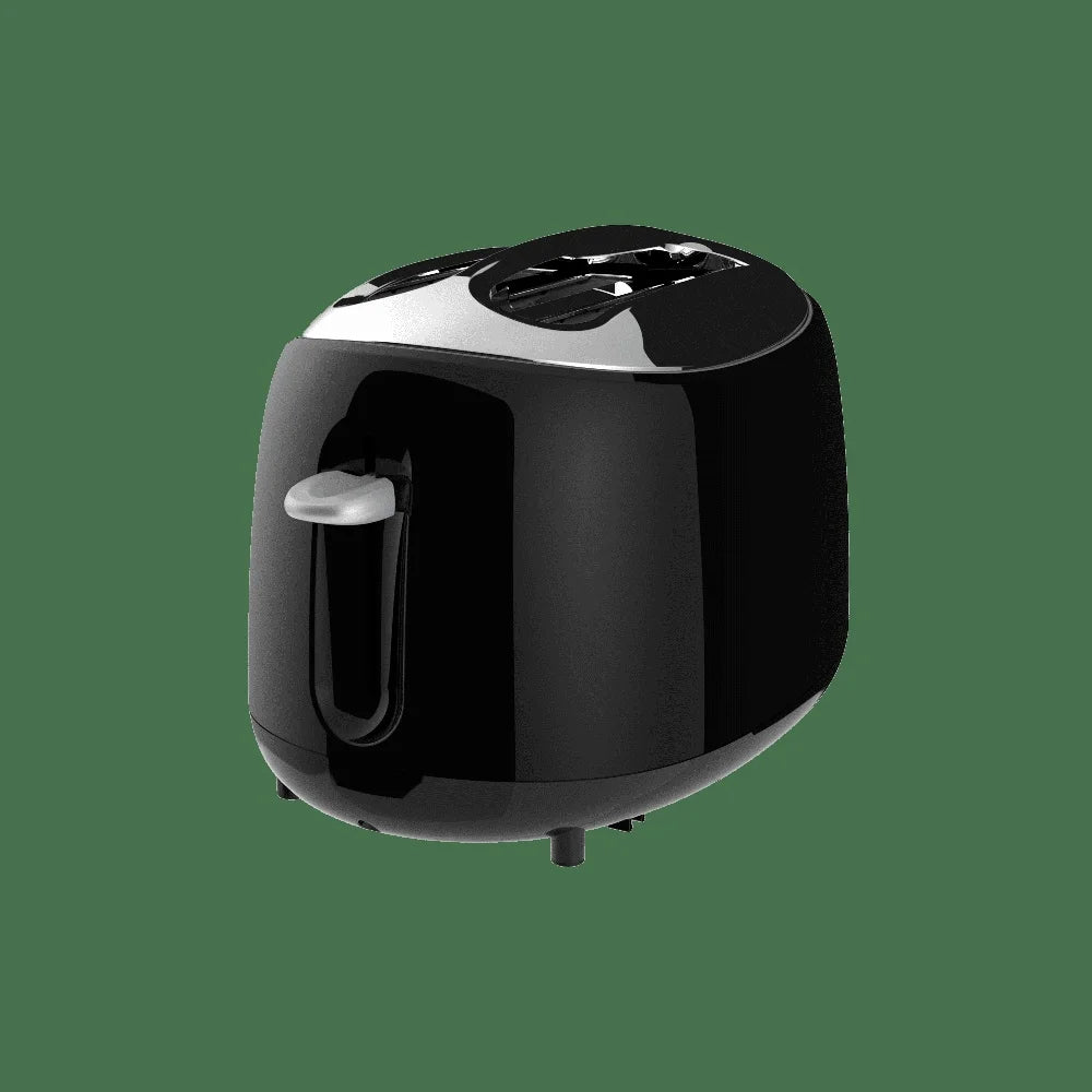Cool Touch 2-Slice Retro Toaster Extra Wide Slot with 7 Browning Settings Reheat Defrost Cancel Auto-Centering Guides Crumb Tray