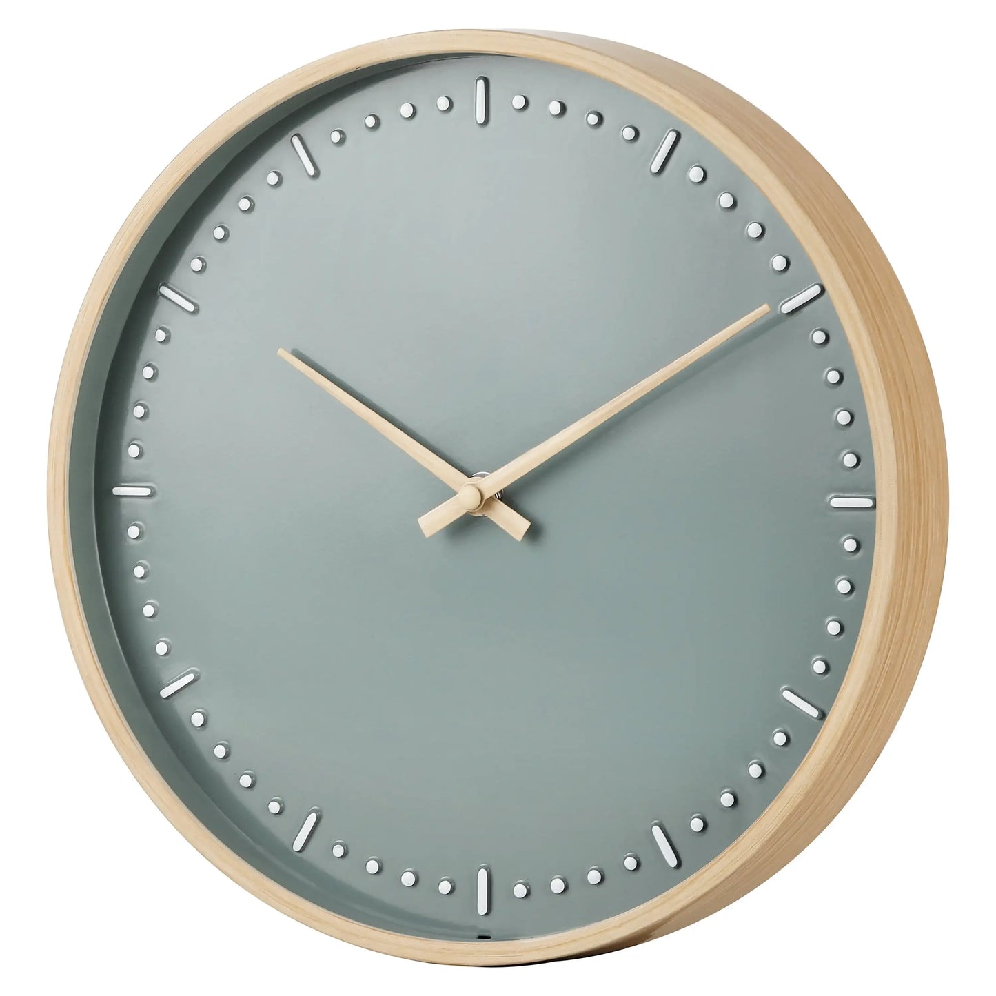 Modern Abstract Wall Art Clock - 11.5 Inch Oversized Canvas Print, Silent Sweep, Contemporary Home Office Decor