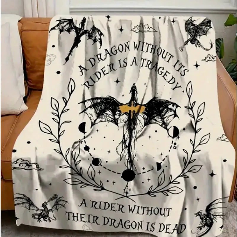 Dragon Knight Soft Blanket - Comfortable, Warm, Suitable for Sofa, Bed, Office and Travel - Perfect Gift for Friends