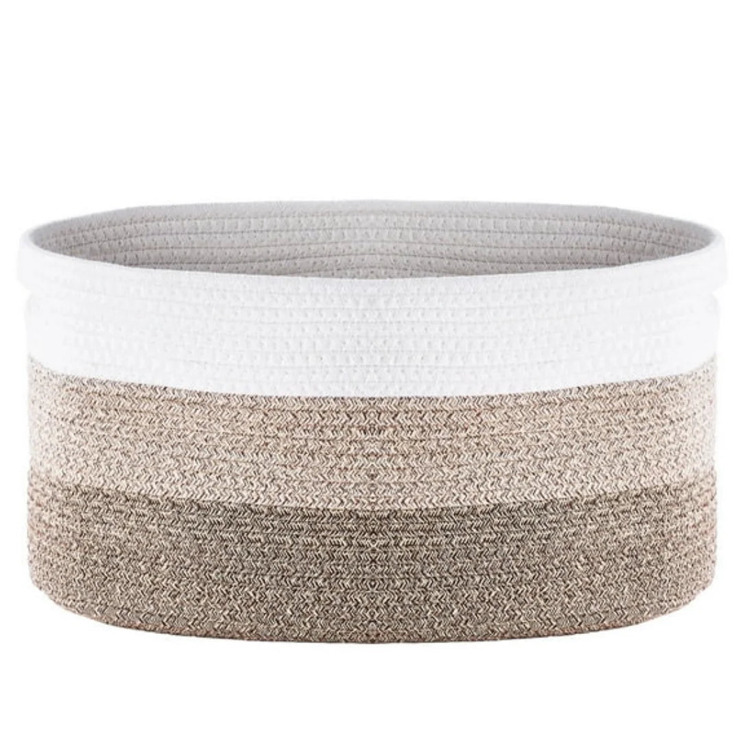 15''x10''x9'' (22L) Decorative Storage Bins, Shelf Arrangement Accessory and Towel Holder, Woven Baskets