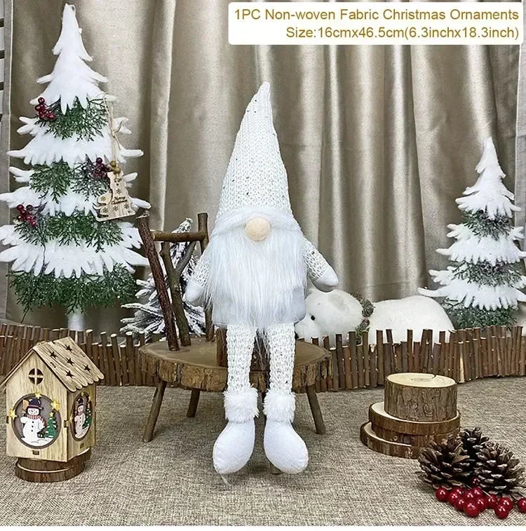 Gnome Christmas Faceless Plush Doll 2025 Christmas Decorations For Home Christmas Ornament Xmas Navidad Natal New Year