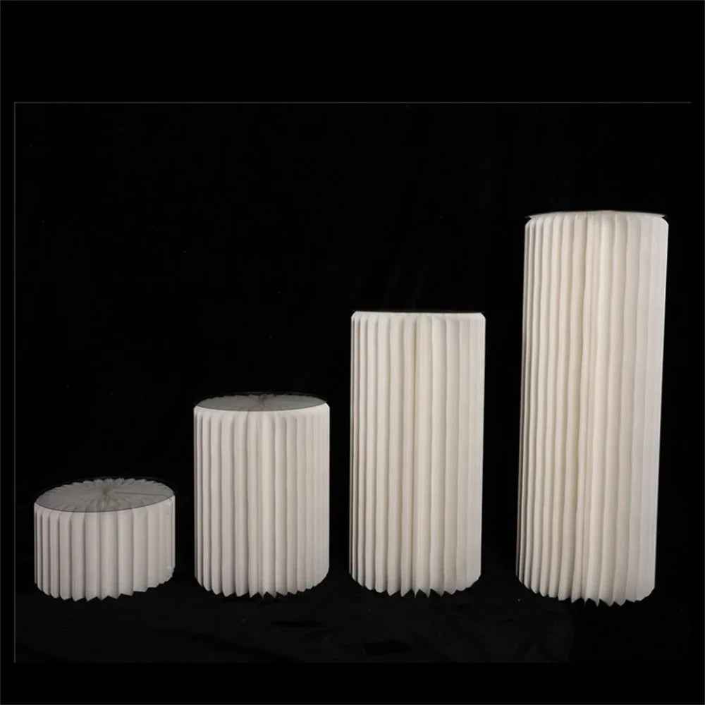 Folding Paper Roman Column Ornaments Party Wedding DIY Decoration  Dessert Cake Table Stand Columns  Decoration Display Stand