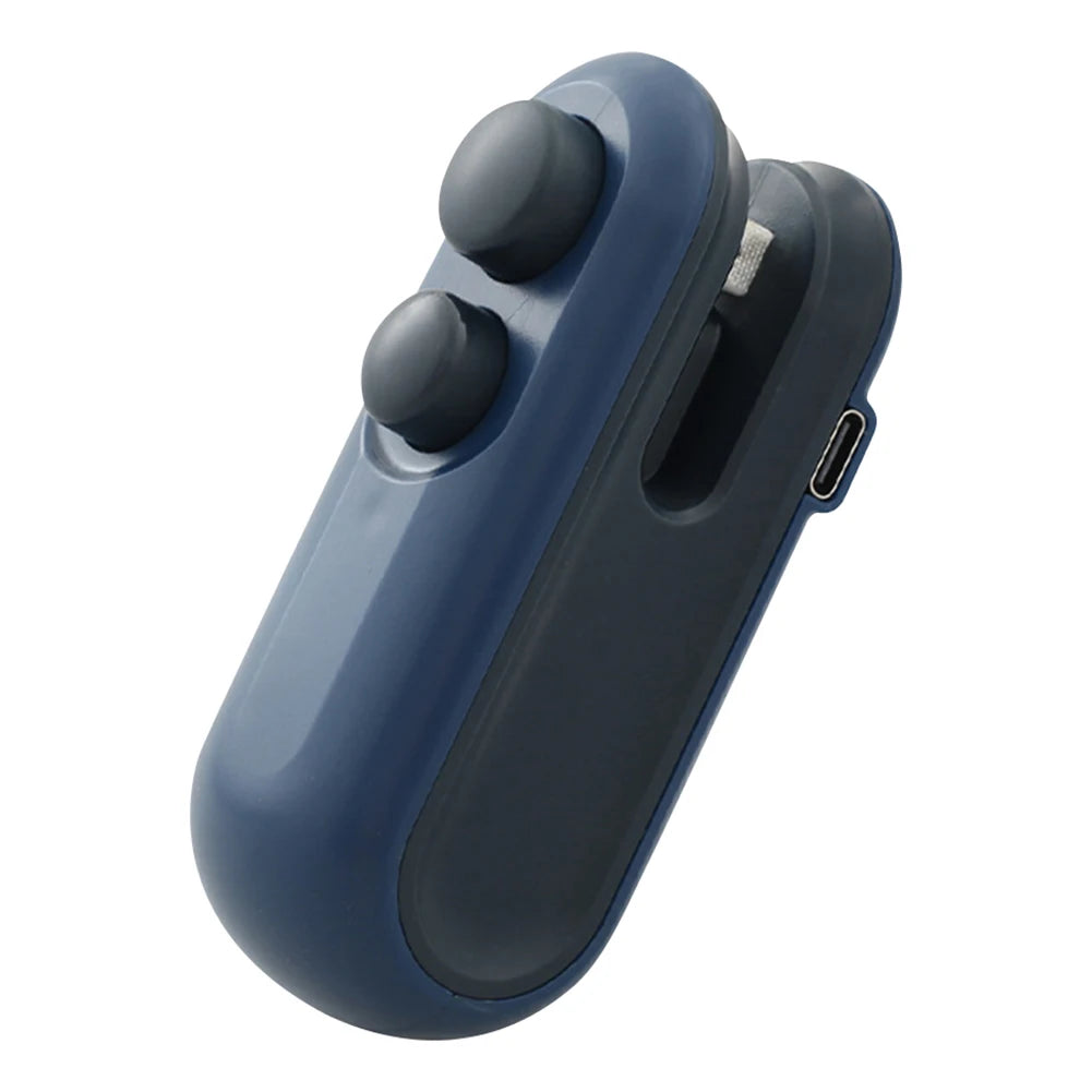Mini Heat Bag Sealing Machine Rechargeable Food Sealer Clip Handheld Sealer Plastic Bag Heat Sealer for Food Storage