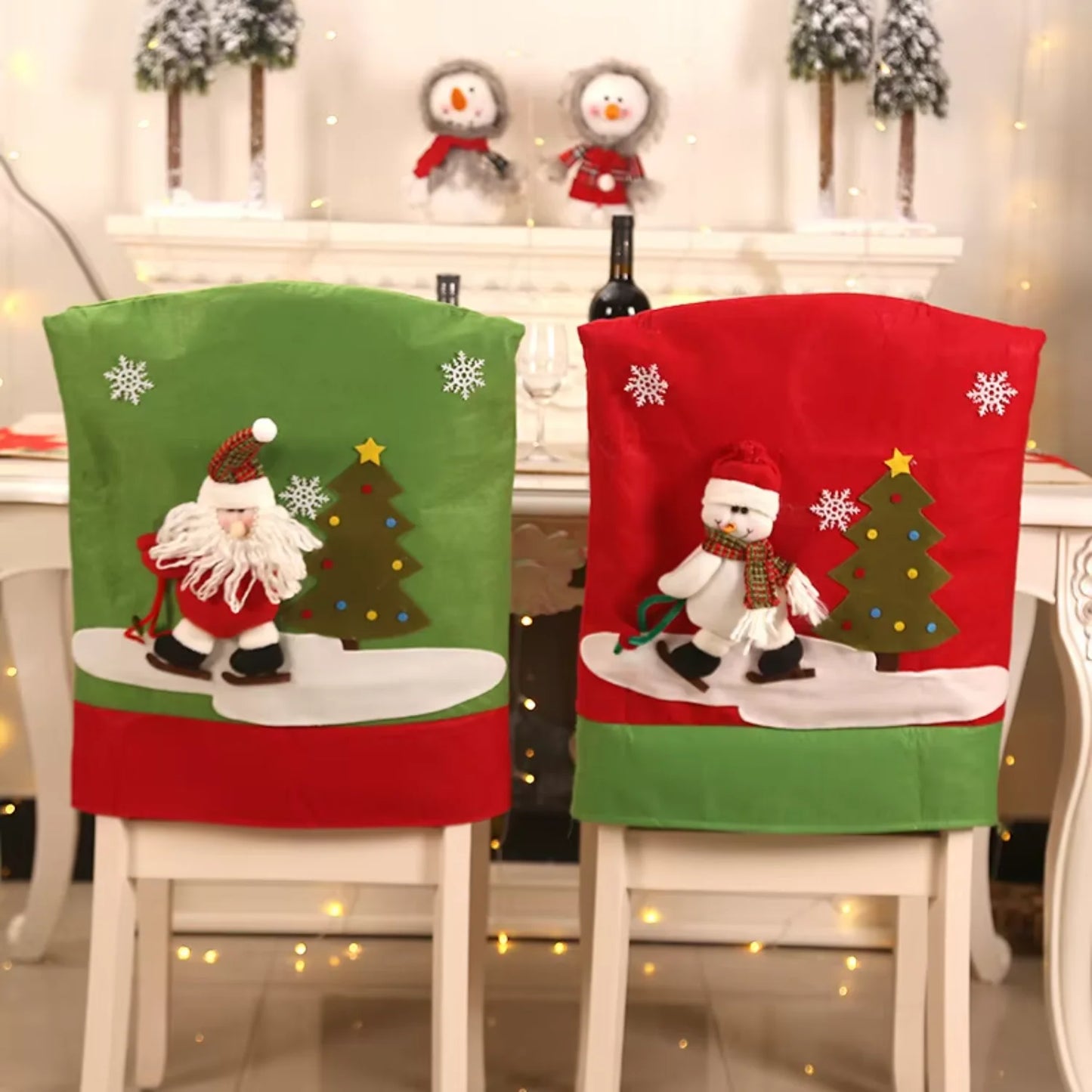Christmas decorations new style Christmas chair cover Christmas Table Party Decoration