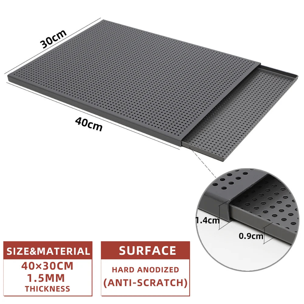 Puff Pastry Baking Tray Mille Feuille Rectangular Pastry molds Baking Pan Perforated Baking Pan Dish Oven Tray Bread With Hole