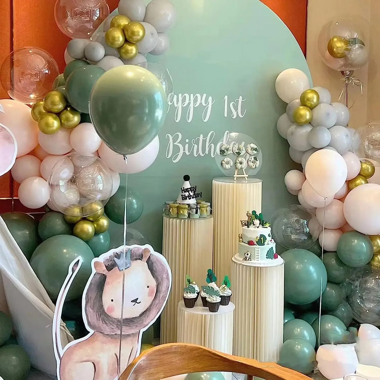 Folding Paper Roman Column Ornaments Party Wedding DIY Decoration  Dessert Cake Table Stand Columns  Decoration Display Stand