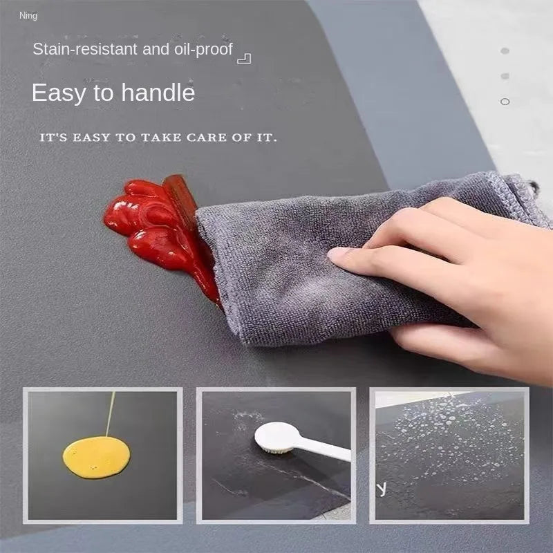 The Whole House Is Covered with Adjustable Diatomaceous Earth Kitchen Absorbent and Anti Slip Decorative Pads