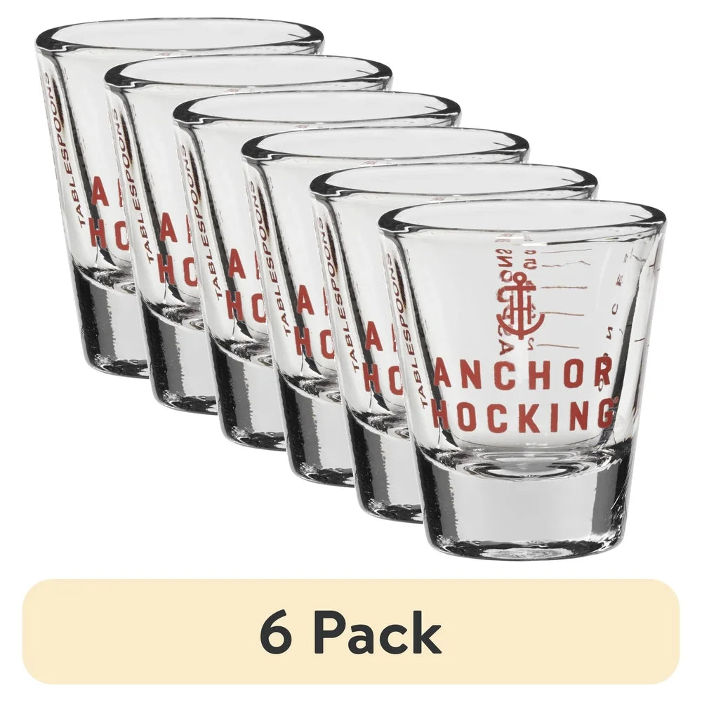 (6 pack  Measuring Shot Glass 1 Ounce