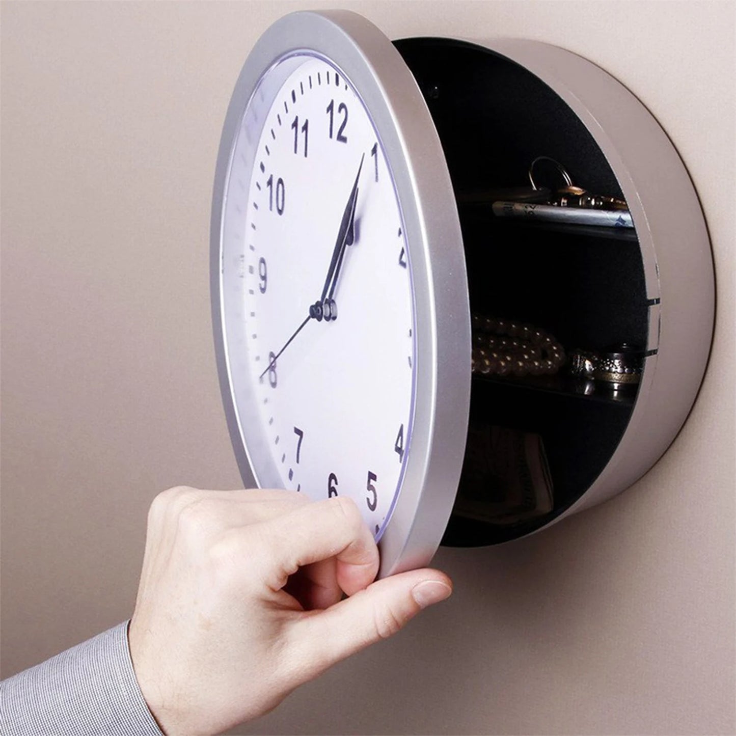 Storage Box Clock Wall Clock With Secret Compartment Creative Secret Safe For Storing Valuables For Living Room Bedroom Decor