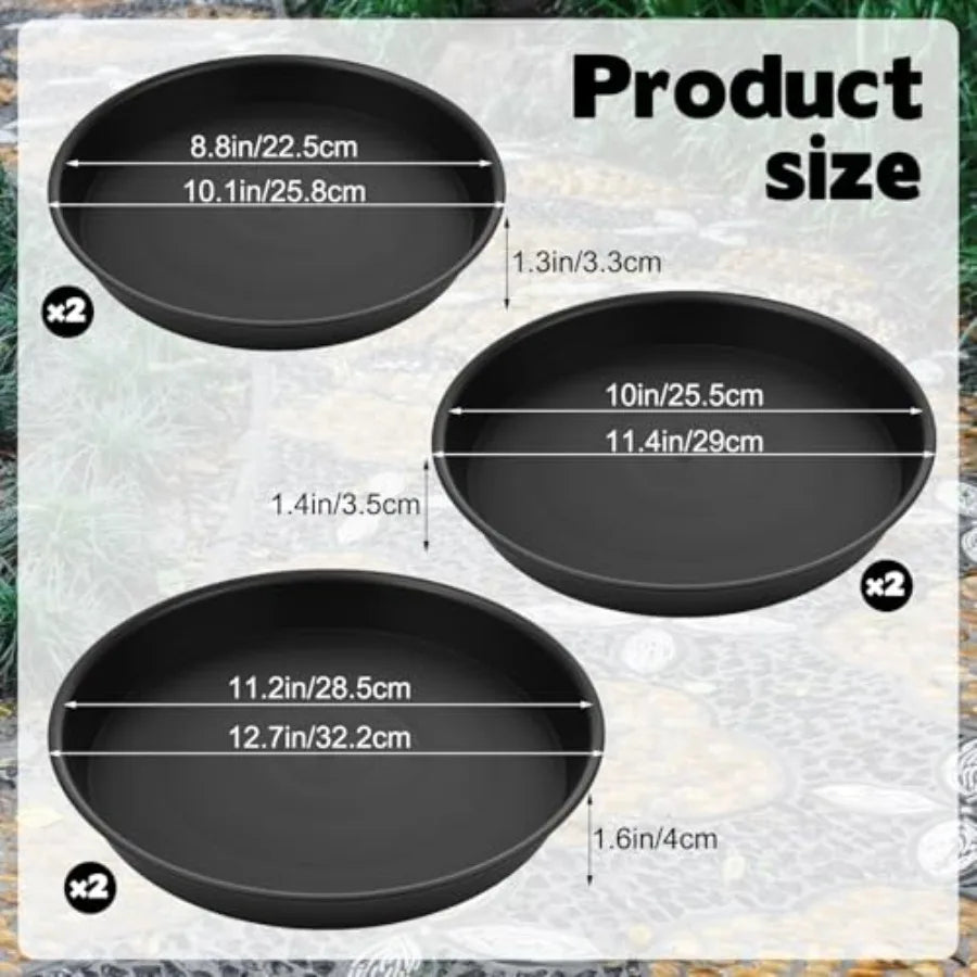 3 Size Round Stepping Stone Molds 8.8'' 10'' 11.2'' Reusable Concrete Mold for Garden Stepping Stones Large Tray for Concrete a