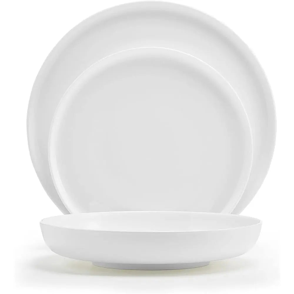 N Chip Resistant 12 Piece Dinnerware Set, Service For 4