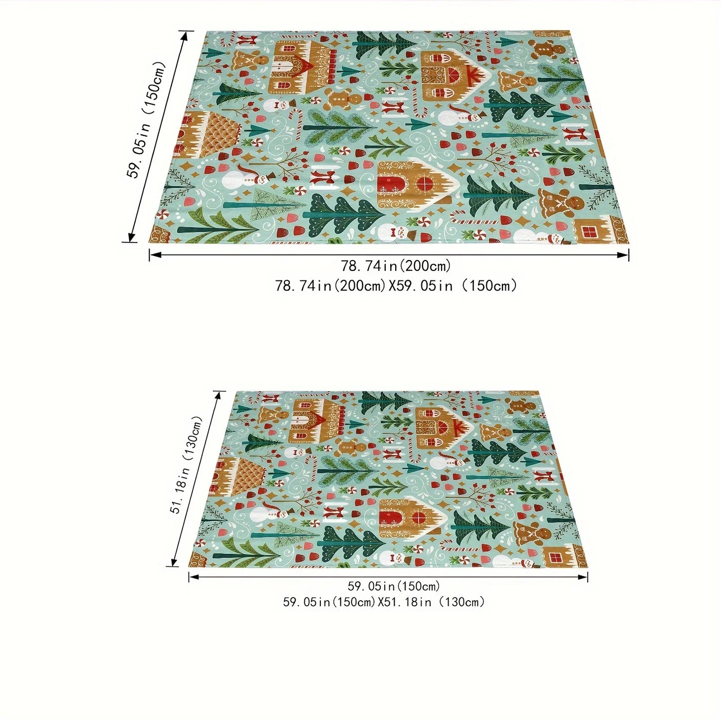 Contemporary Christmas Pattern Digital Print Flannel Fleece Throw Blanket, Soft Warm Cozy Blanket for Sofa, Home Leisure, Office