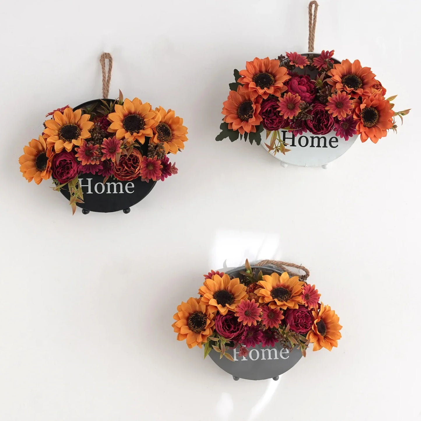 1/4Pcs Sunflowers peony Artificial Flowers Fall Summer Decor, Fake Fall Flowers Silk Faux Sunflower Bouquet Vines room decor