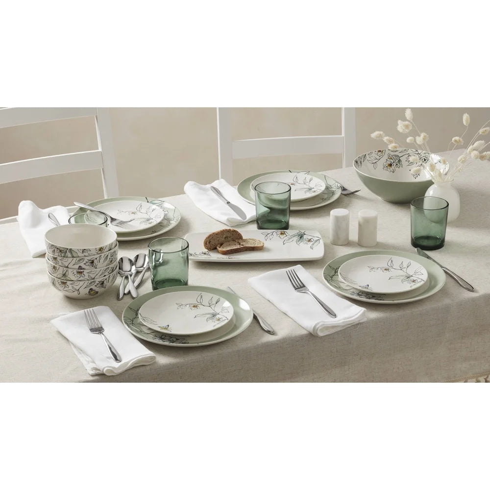 Stackable Green Glasses Set of 6 16 oz Dishwasher Safe Ergonomic Design Perfect Any Beverage Easy Storage
