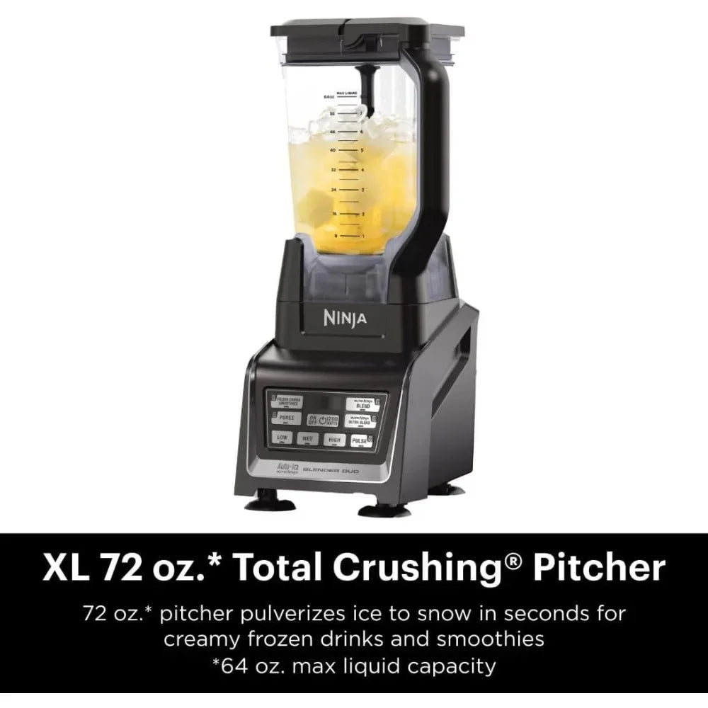 NEW-BL642 Nutri Personal & Countertop Blender With 1200W Auto-iQ Base, 72 Oz. Pitcher, And 18, 24, & 32 Oz. To-Go Cups With Spo