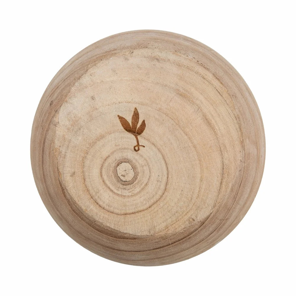 Natural Wood Decorative Vase Hand-Turned Rustic Centerpiece Ideal Dried or Fresh Flowers Home Decor Accent 7 Inch