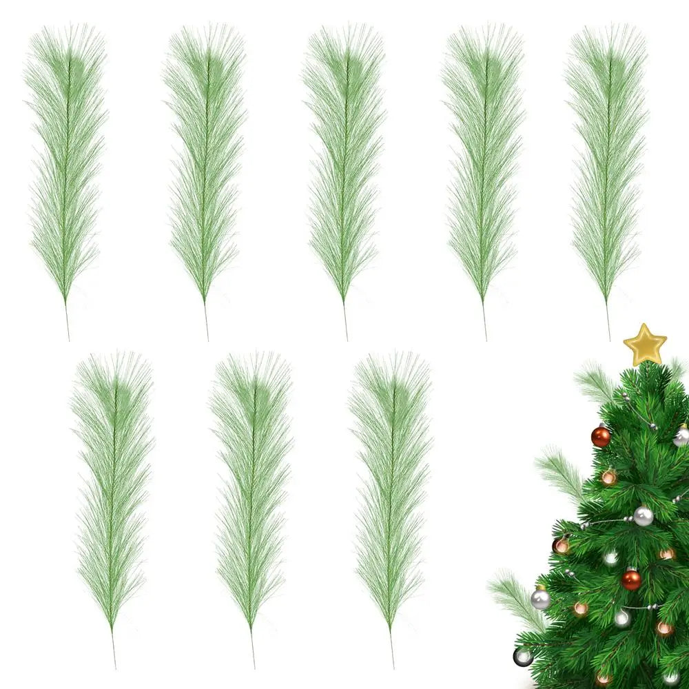Christmas Tree Picks Red Green Decorative Tree Picks Decor Set Of 8 17.3 Inch Christmas Tree Pick Ornaments Stems For Christmas