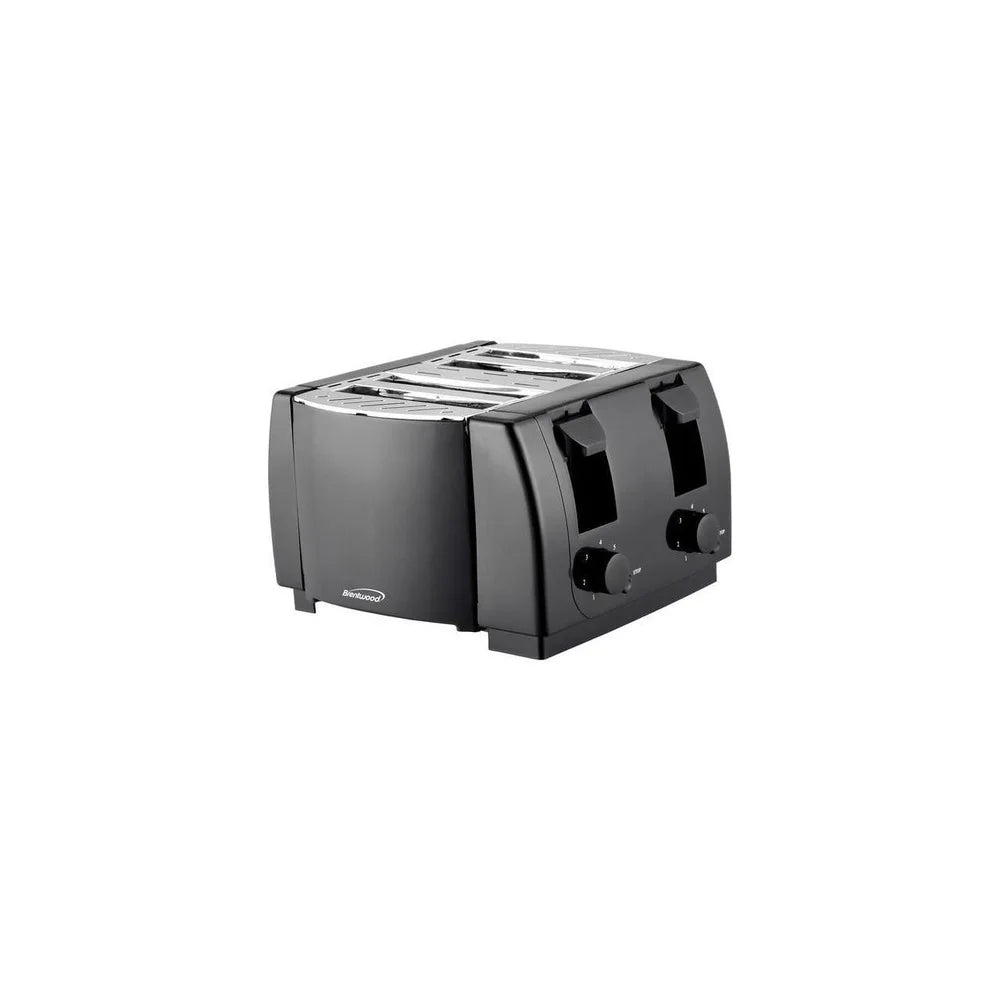 4-Slice Cool Touch Toaster with 7  Settings Auto-Centering Guides Crumb Trays Cancel Buttons Instruction Manual