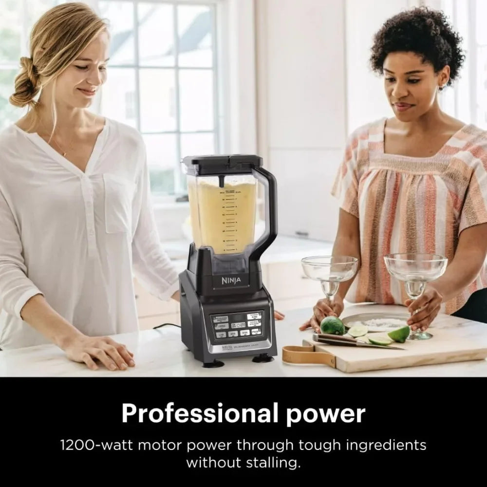 NEW-BL642 Nutri Personal & Countertop Blender With 1200W Auto-iQ Base, 72 Oz. Pitcher, And 18, 24, & 32 Oz. To-Go Cups With Spo