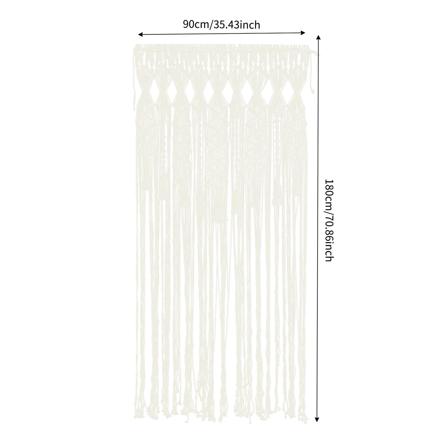 Wall Hanging Wall Tapestry Large Bohemian Wall Hanging Door Window Curtains Handwoven Boho Wall Decoration for Bedroom