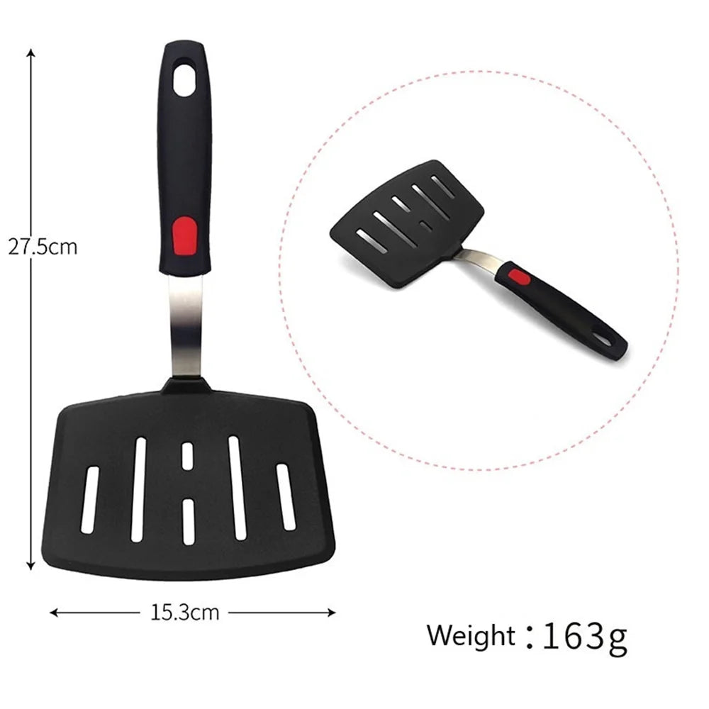 Silicone Spatula for Non Stick Pots High-temperature Resistant  High Quality Stir Spring Steel Fry Spatula tool Kitchen Utensils