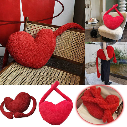 Creative Love Sofa Pillow Best Friend's Valentine's Day High End Practical Gift for Boyfriend And Girlfriend 100 Silk Pillowcase