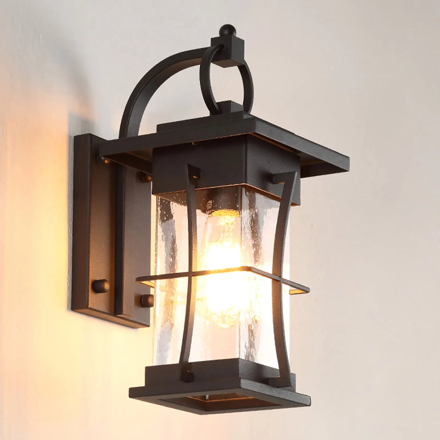 Retro Loft Wall Lamps, Black Lamp Shade, Industrial Cage, Sconce Lights, Modern Indoor and Outdoor Lighting Fixture