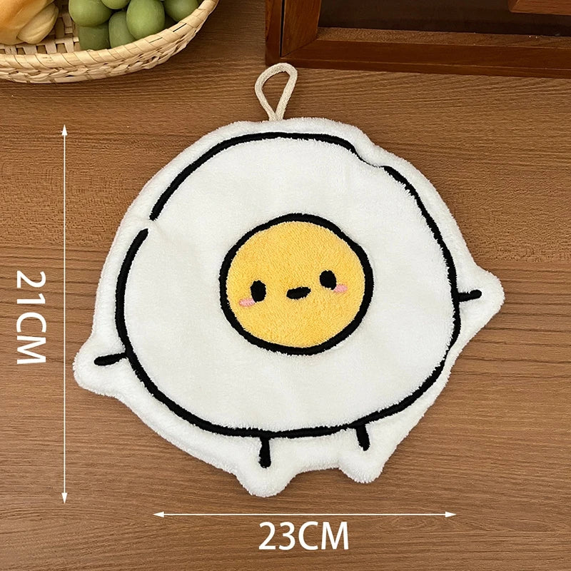 Kitchen Hand Towel Handkerchief Vegetable Hand Towel for Kitchen Bathroom Christmas Hand Towel Gifts Ababsorbent Handtowel 손수건