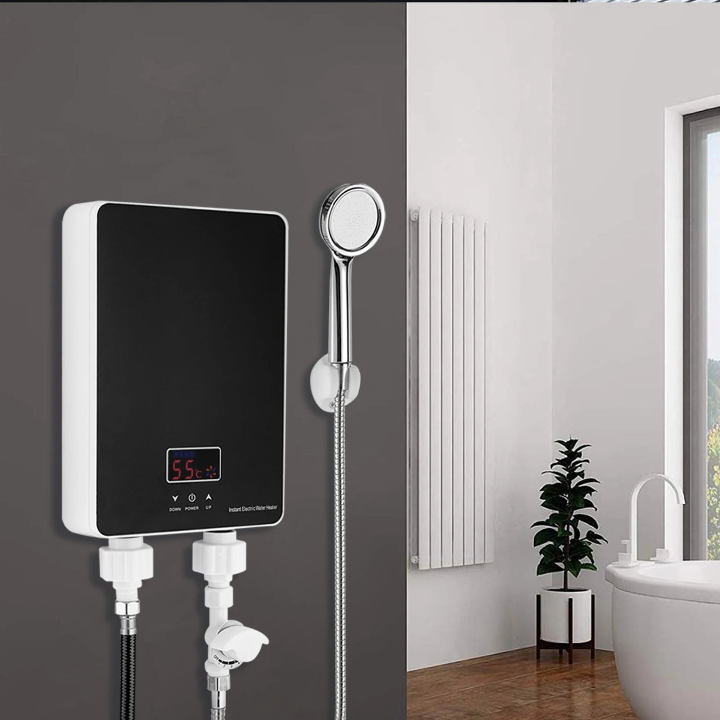 6000w Tankless Electric Water Heater Mini Under Sink Hot Water Heater Under Sink Instant Water Heater 220v Tankless Water Heater