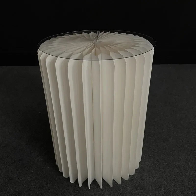Wedding Props Ornament Cylinder Dessert Table Folding Honeycomb Origami Window Origami Display Stand Birthday Party Decoration