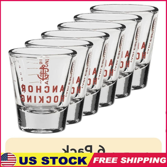 (6 pack  Measuring Shot Glass 1 Ounce
