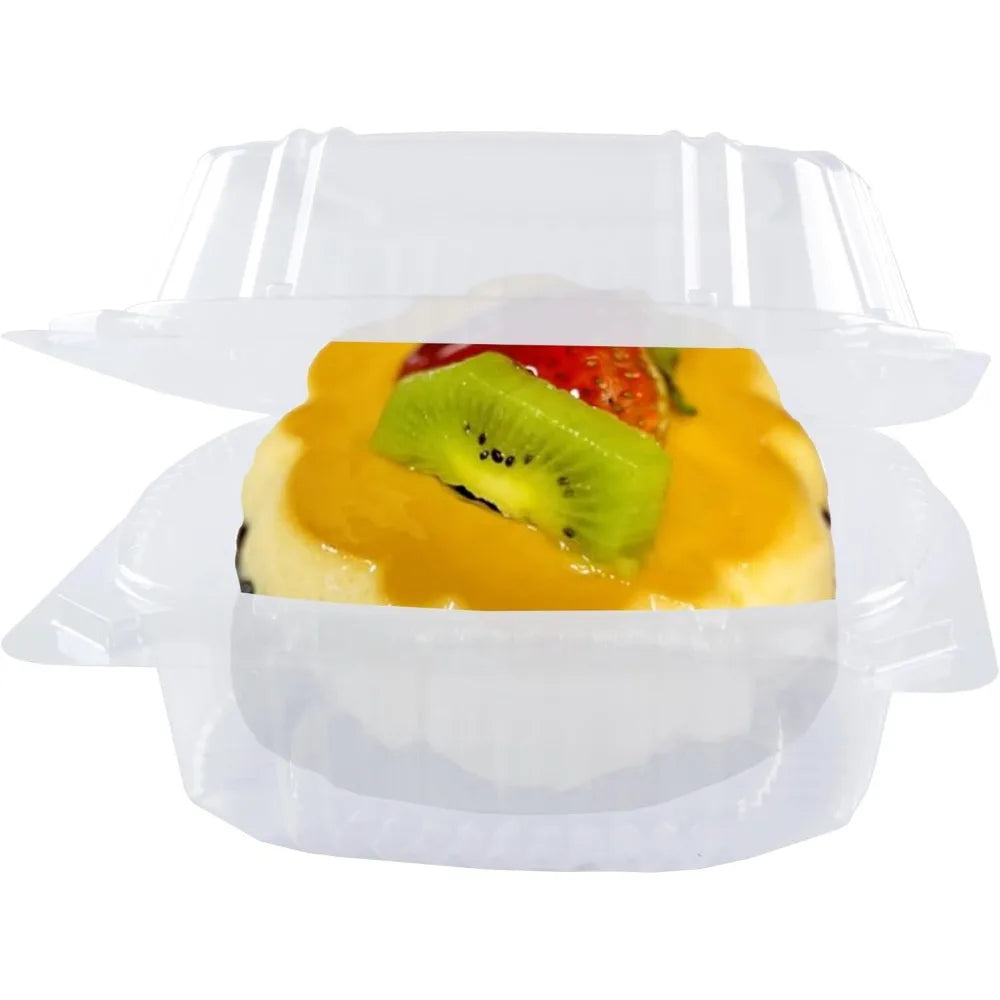 Bakeable Silicone Mini Cake Pan with Container - Non-Stick Reusable Mold for Baking Various Mini Cakes
