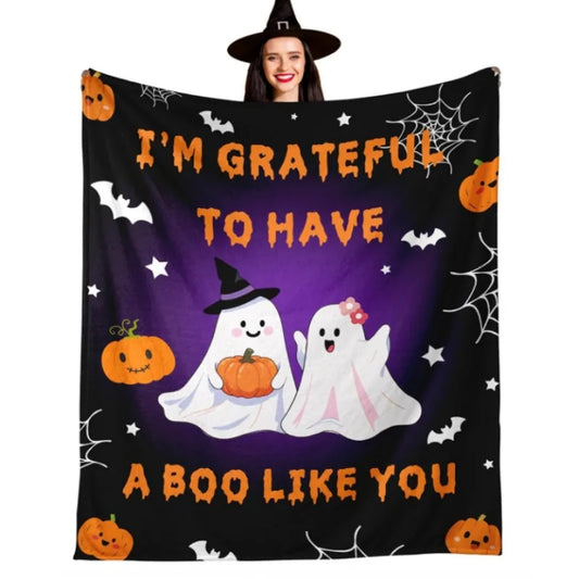 Halloween couple blankets, Halloween boyfriend and girlfriend blankets, horror blankets, flannel Halloween sofa bed blankets