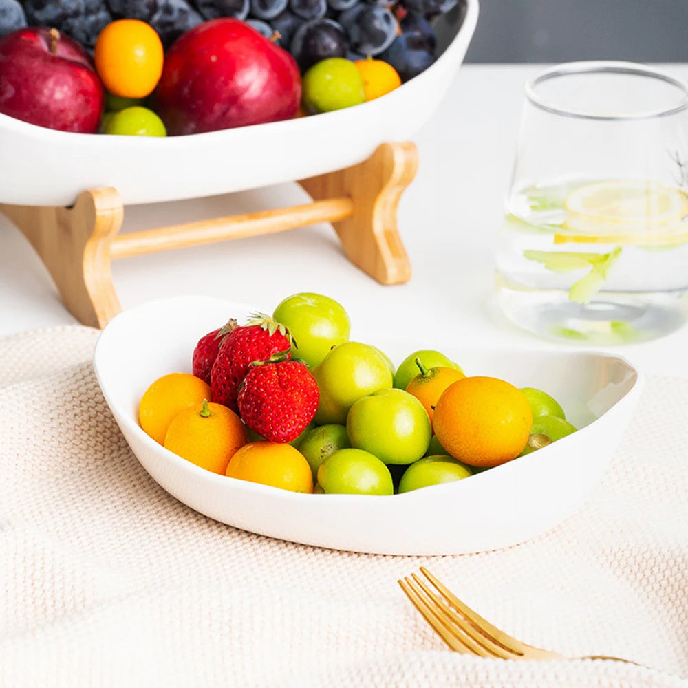 3 Layer Fruit Plate Home Living Room Plastic Snack Dish Creative Modern Dried Fruit Basket Candy Dish Cake Stand Salad Bowl