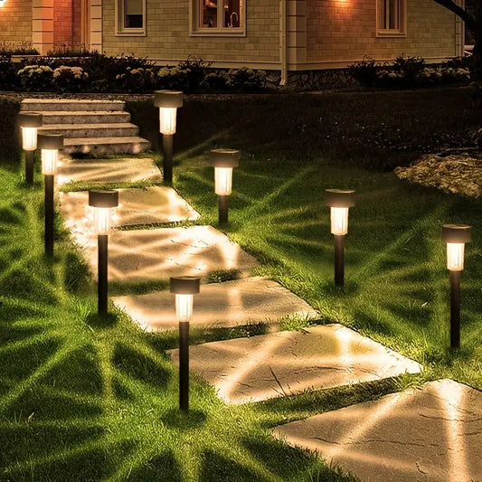 12 Pack solar powered small tube Light and light is suitable for courtyard garden lawndecoration landscape 20mah