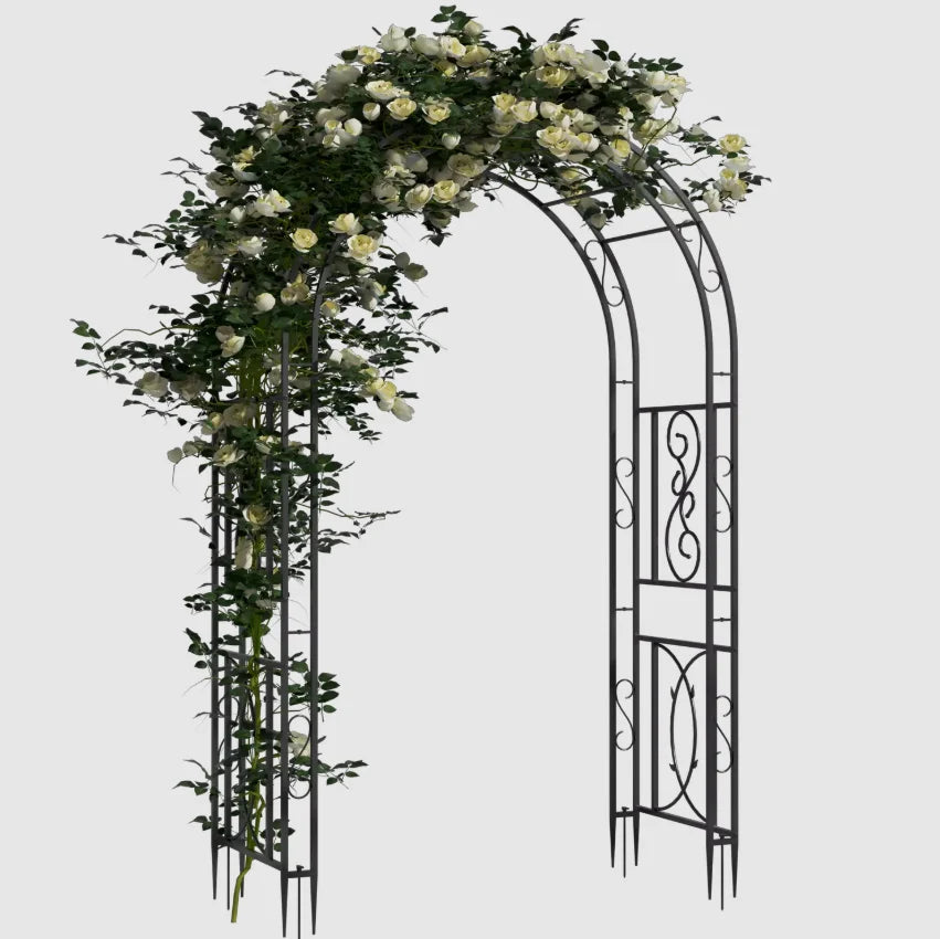 Metal Garden Plant Trellis for Clambing Plants Wedding Arch Frame