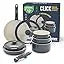 10 Piece Nonstick Pots & Pans Set, Detachable Handle & Stackable Cookware Set, Non Toxic PFAS-Free Skillets, Induction Kitc