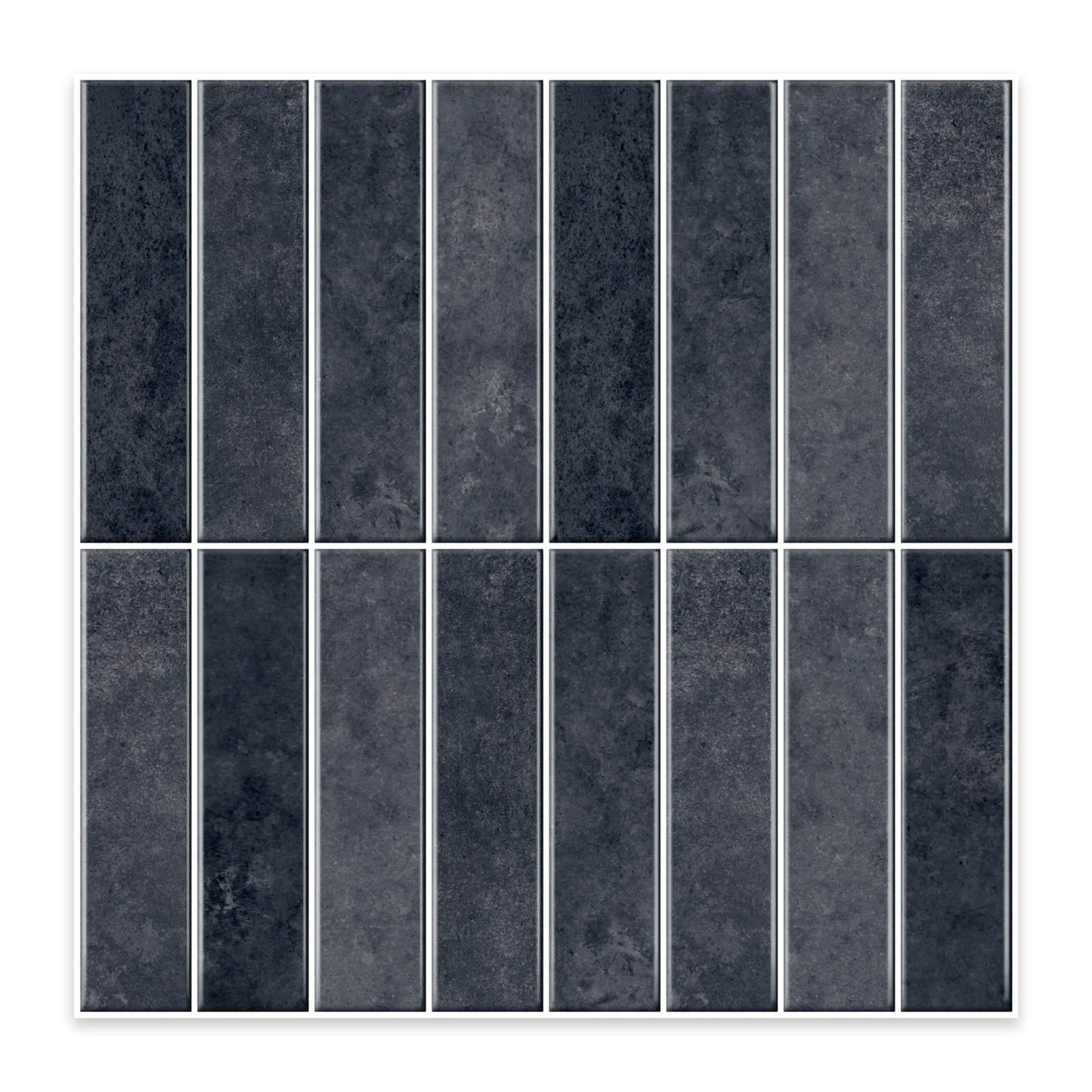 5 Pack Rock Gray Peel and Stick Tiles 12x12 Inch Industrial 3D Self Adhesive Backsplash Waterproof Heat Resistant Wall Tile for