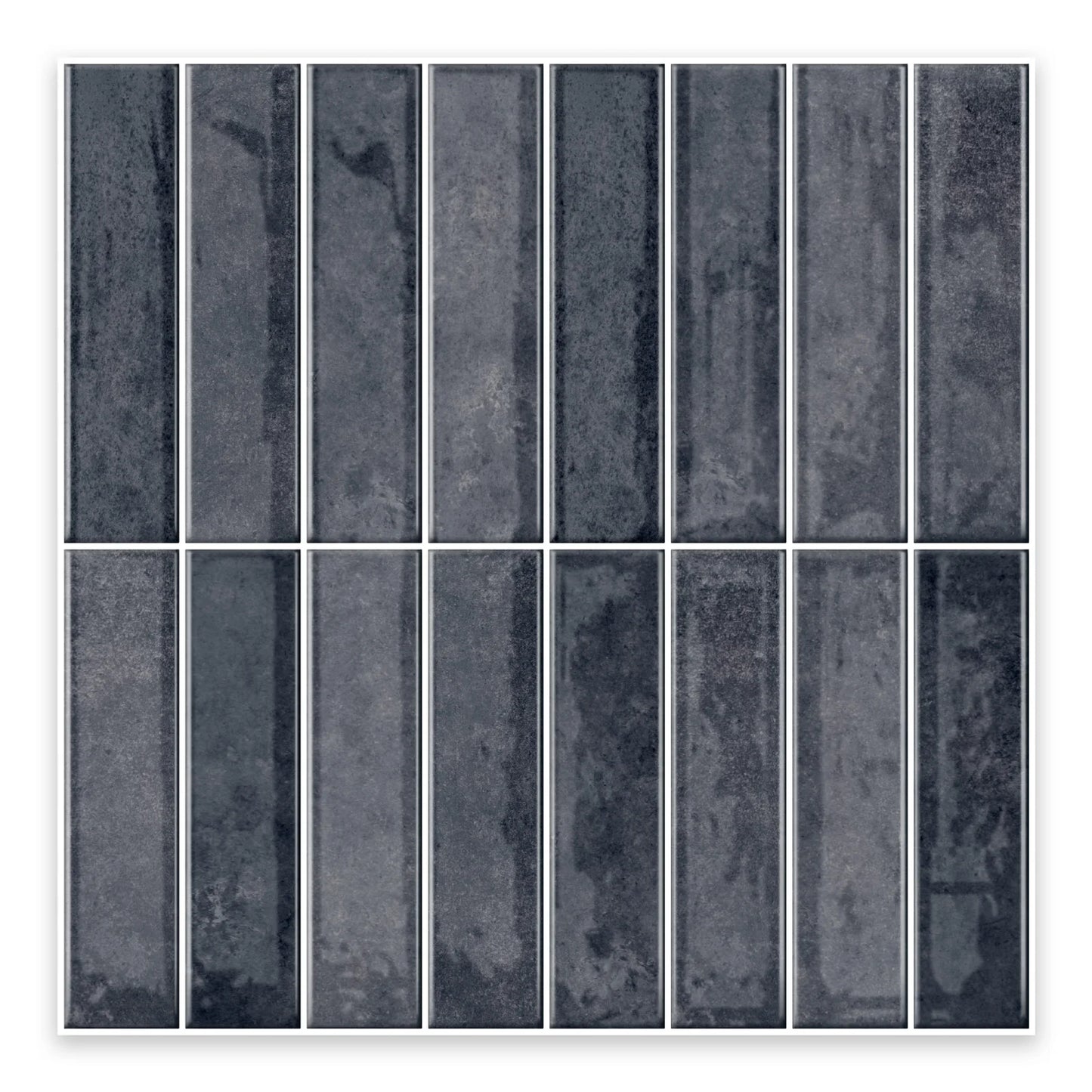 5 Pack Rock Gray Peel and Stick Tiles 12x12 Inch Industrial 3D Self Adhesive Backsplash Waterproof Heat Resistant Wall Tile for
