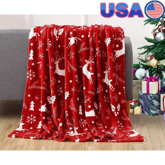 Super Soft Microfleece Blanket Throw Lightweight Warm Cozy Machine Washable Durable Hypoallergenic Perfect Couch Bed TV Lounge