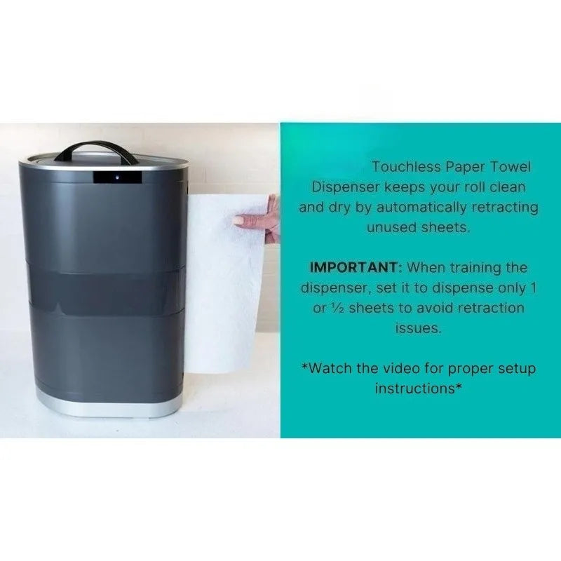 New! Countertop Touchless Paper Towel Dispenser in GreyFree Standing,16"L x 7.5"W
