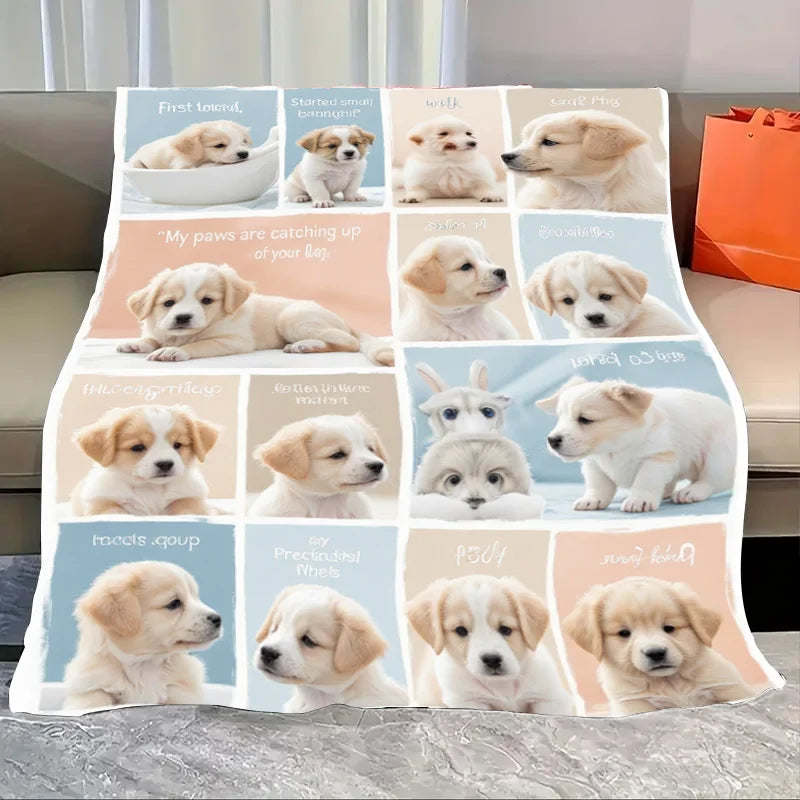Flannel Blanket-Soft Lightweight All-season Autumn Leaves Soft Baby Blanket Cozy Newborn Throw For Kids Bedding
